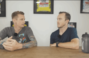 John & Tristan talk interval training.